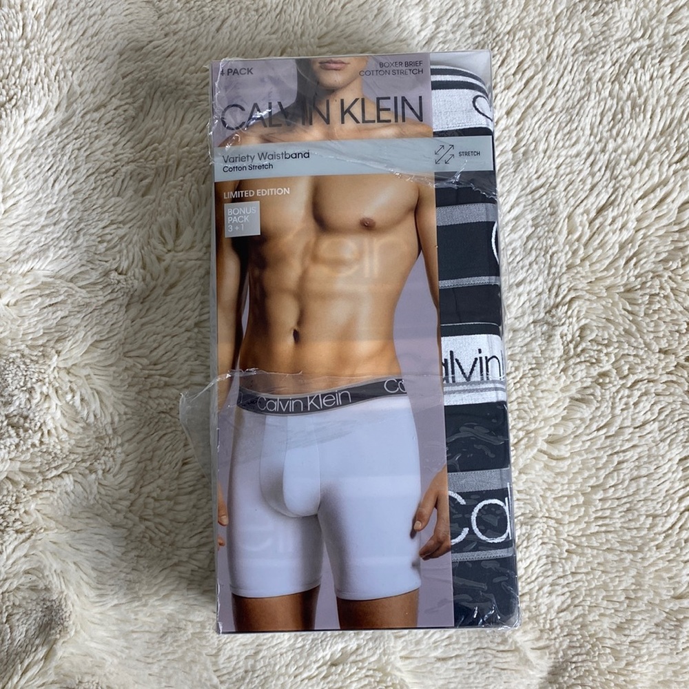 🥷🏿CALVIN KLEIN 4 PACK!!!!! BOXER BRIEF!!!